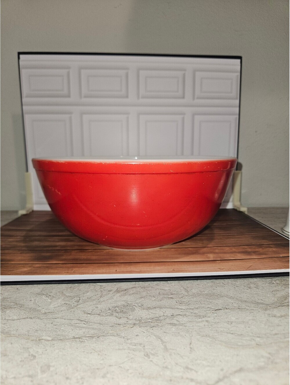 Vintage Pyrex Red Mixing Bowl